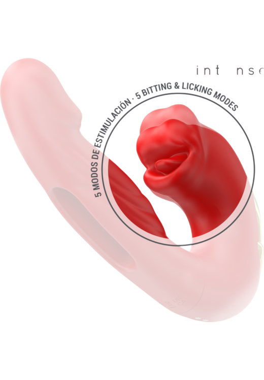 Δονητής σημείου g από σιλικόνη σε κόκκινο χρώμα, μήκους 17,5 εκ. και μέγιστης διαμέτρου 3,4 εκ.