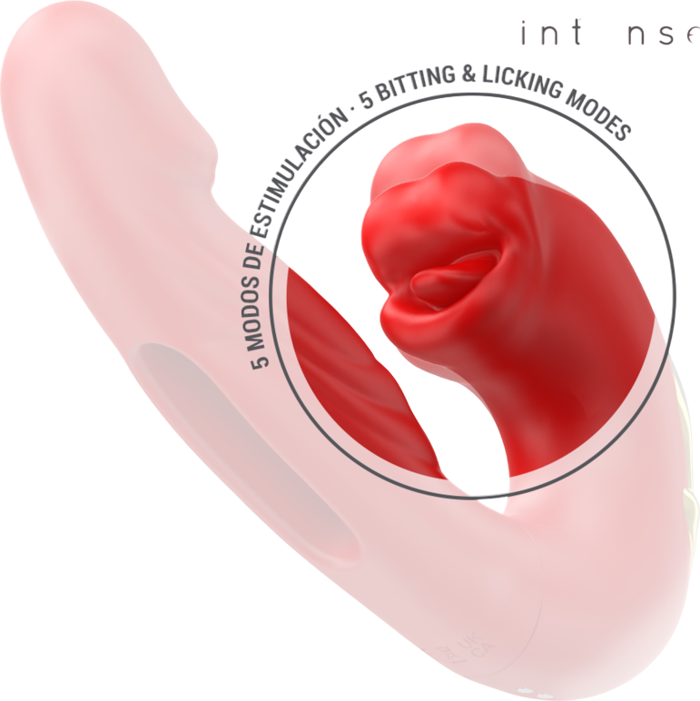 Δονητής σημείου g από σιλικόνη σε κόκκινο χρώμα, μήκους 17,5 εκ. και μέγιστης διαμέτρου 3,4 εκ.