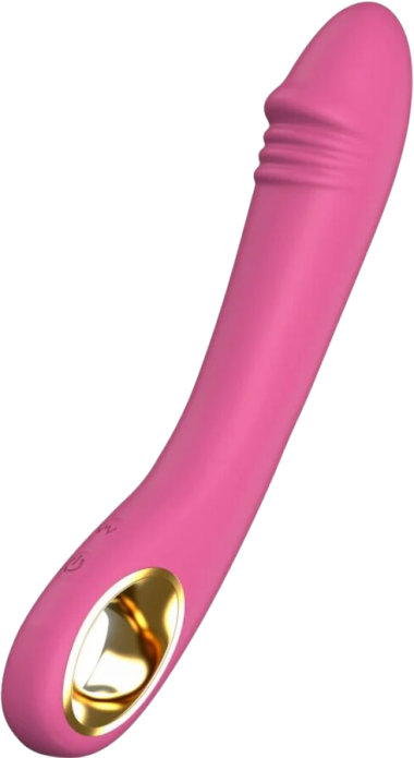 Ρεαλιστικός δονητής από σιλικόνη σε ροζ χρώμα, μήκους 21 εκ. και μέγιστης διαμέτρου 3,5 εκ.