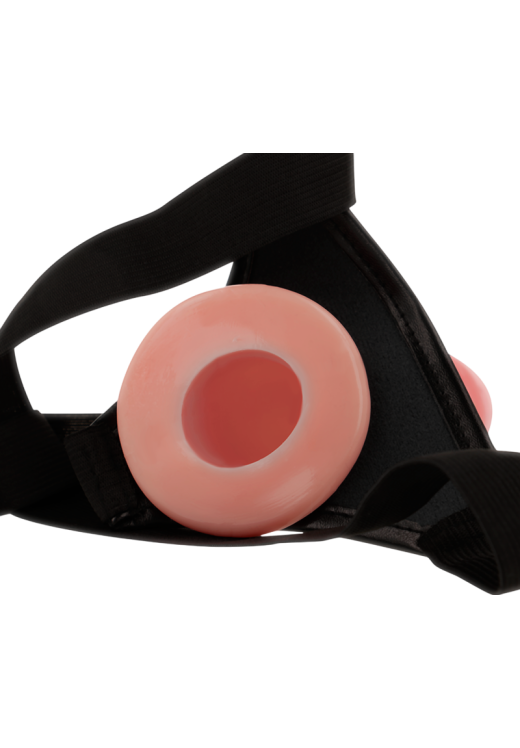 Κούφιο στραπόν από tpr σε φυσικό χρώμα, μήκους 16 εκ. και μέγιστης διαμέτρου 4 εκ.