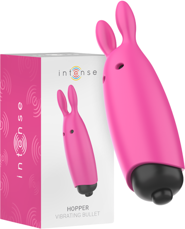 Μίνι δονητής από σιλικόνη σε ροζ χρώμα, μήκους 8,3 εκ. και μέγιστης διαμέτρου 2,4 εκ.