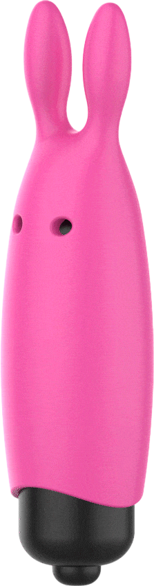 Μίνι δονητής από σιλικόνη σε ροζ χρώμα, μήκους 8,3 εκ. και μέγιστης διαμέτρου 2,4 εκ.