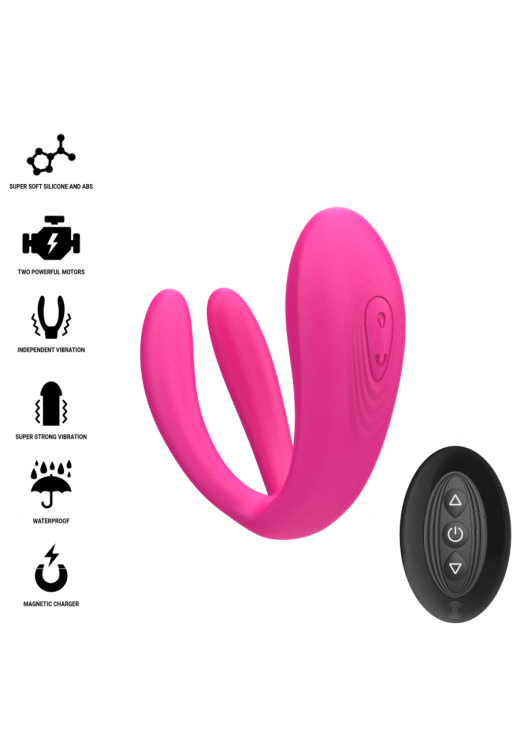 Layon δονητής από σιλικόνη σε ροζ χρώμα, μήκους 13,2 εκ. και μέγιστης διαμέτρου 4,2 εκ. με τηλεχειριζόμενο χειρισμό