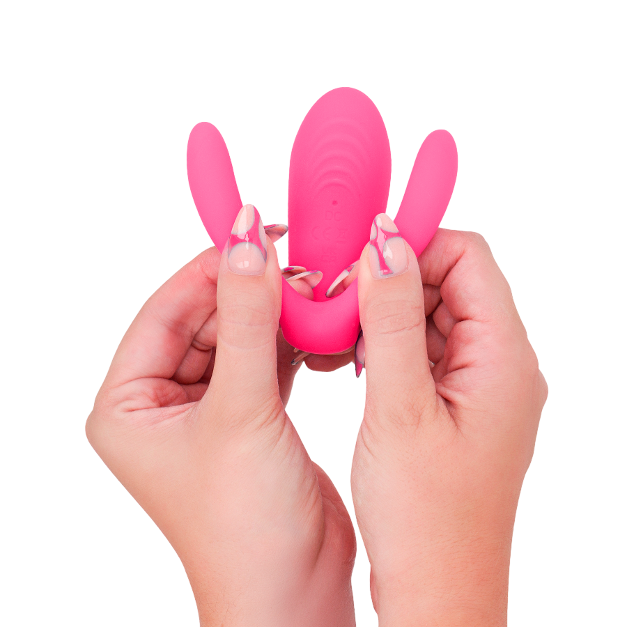 Layon δονητής από σιλικόνη σε ροζ χρώμα, μήκους 13,2 εκ. και μέγιστης διαμέτρου 4,2 εκ. με τηλεχειριζόμενο χειρισμό