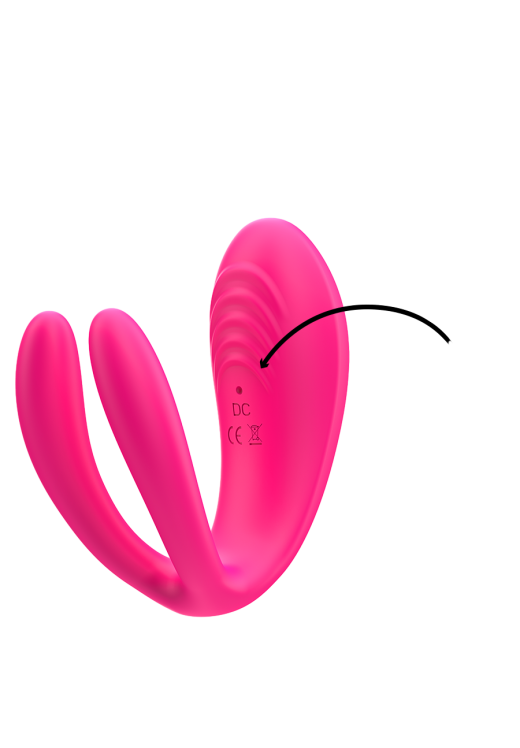 Layon δονητής από σιλικόνη σε ροζ χρώμα, μήκους 13,2 εκ. και μέγιστης διαμέτρου 4,2 εκ. με τηλεχειριζόμενο χειρισμό