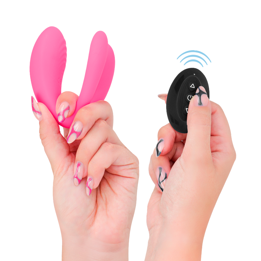 Layon δονητής από σιλικόνη σε ροζ χρώμα, μήκους 13,2 εκ. και μέγιστης διαμέτρου 4,2 εκ. με τηλεχειριζόμενο χειρισμό