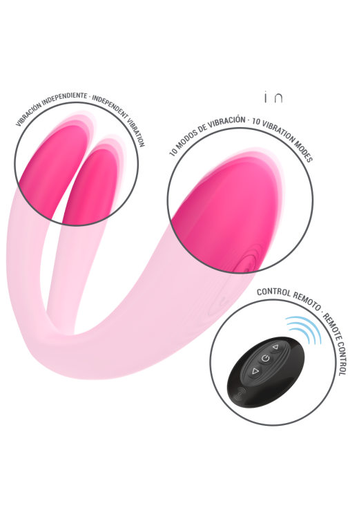 Layon δονητής από σιλικόνη σε ροζ χρώμα, μήκους 13,2 εκ. και μέγιστης διαμέτρου 4,2 εκ. με τηλεχειριζόμενο χειρισμό