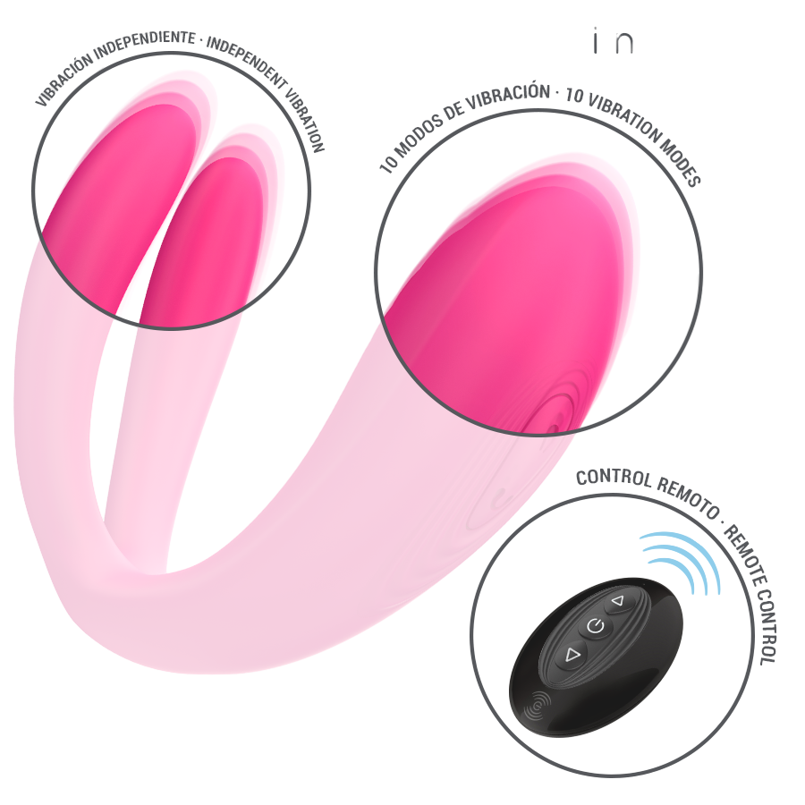 Layon δονητής από σιλικόνη σε ροζ χρώμα, μήκους 13,2 εκ. και μέγιστης διαμέτρου 4,2 εκ. με τηλεχειριζόμενο χειρισμό