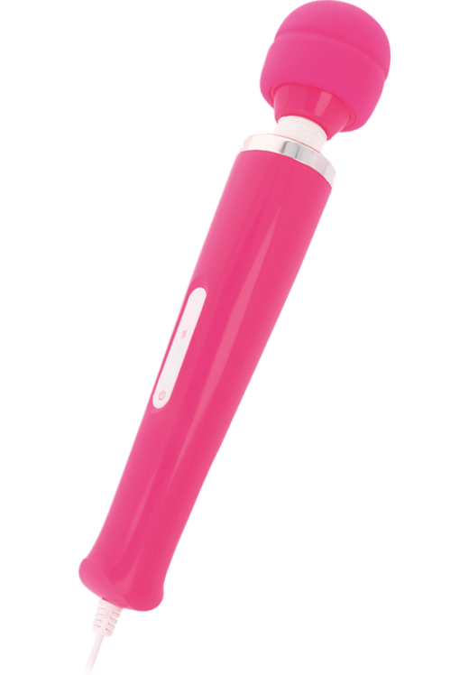 Δονητής μασάζ από σιλικόνη σε ροζ χρώμα, μήκους 36 εκ. και μέγιστης διαμέτρου 9 εκ.