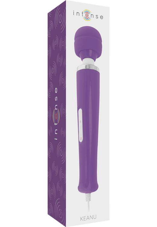 Δονητής μασάζ από σιλικόνη σε μοβ χρώμα, μήκους 36 εκ. και μέγιστης διαμέτρου 9 εκ.