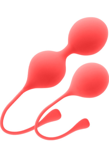 Kegel Intense Beads Pack Kendall Kegel μπάλες από tpr σε κόκκινο χρώμα, μέγιστης διαμέτρου 3 εκ.