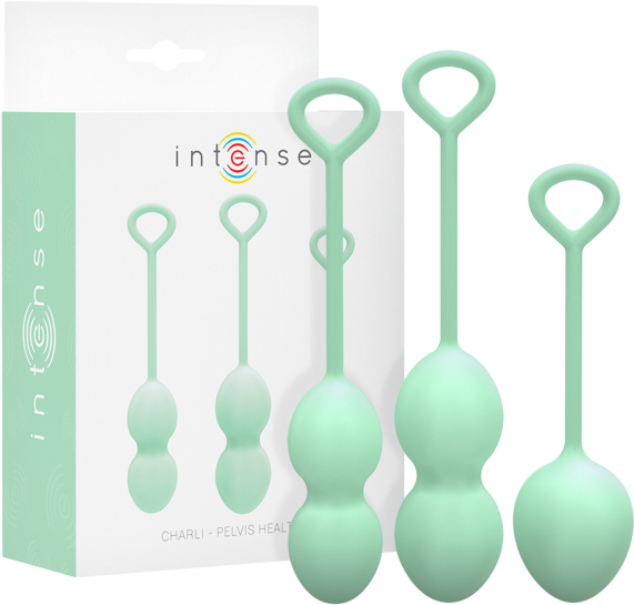 Kegel μπάλες από σιλικόνη σε πράσινο χρώμα