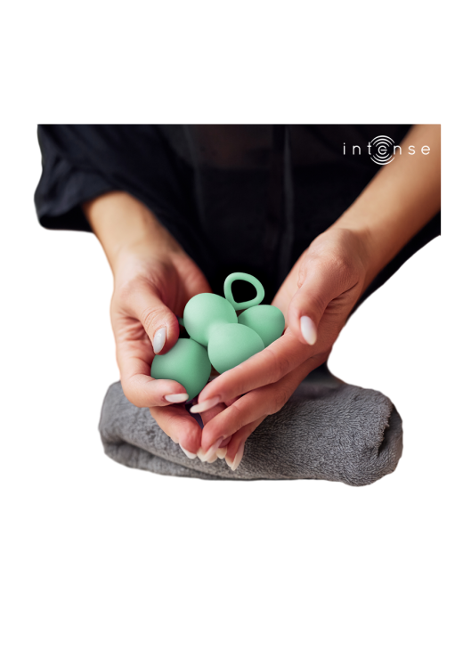 Kegel μπάλες από σιλικόνη σε πράσινο χρώμα