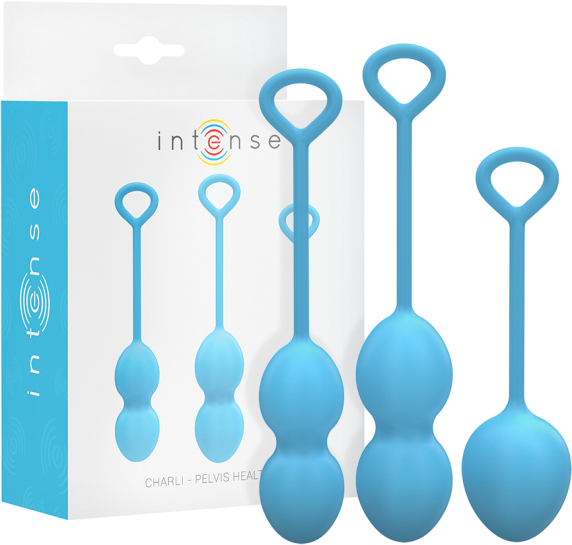 Kegel μπάλες από σιλικόνη σε μπλέ χρώμα