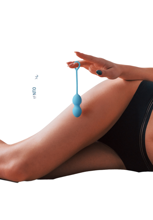 Kegel μπάλες από σιλικόνη σε μπλέ χρώμα