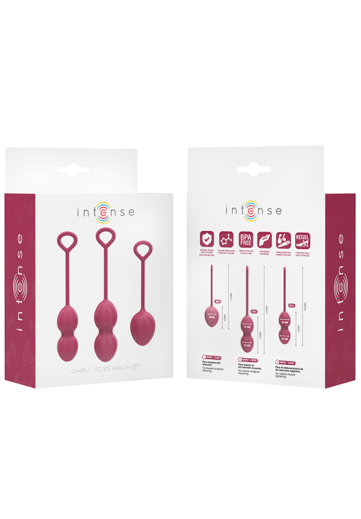 Kegel μπάλες από σιλικόνη σε μοβ χρώμα