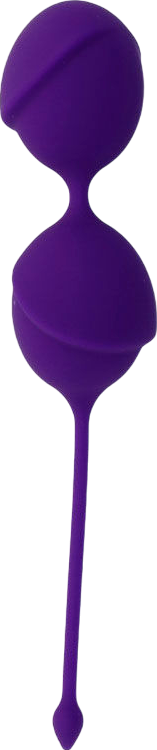 Kegel μπάλες από σιλικόνη σε μοβ χρώμα, μήκους 20 εκ. και μέγιστης διαμέτρου 4,3 εκ.