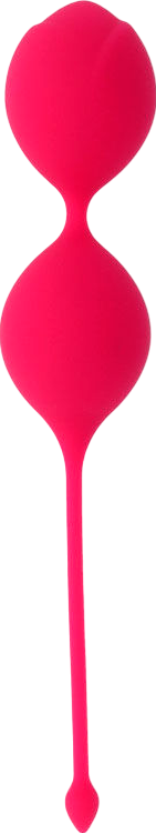 Kegel μπάλες από σιλικόνη σε ροζ χρώμα, μήκους 20 εκ. και μέγιστης διαμέτρου 3,5 εκ.