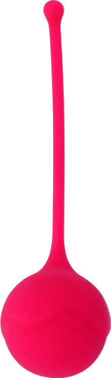 Kegel μπάλες από σιλικόνη σε μοβ χρώμα, μήκους 13 εκ. και μέγιστης διαμέτρου 4 εκ.