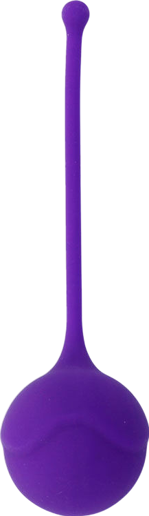 Kegel μπάλες από σιλικόνη σε μοβ χρώμα, μήκους 13 εκ. και μέγιστης διαμέτρου 4 εκ.