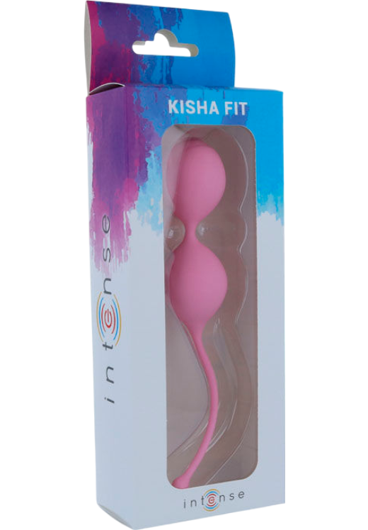 Kegel μπάλες από σιλικόνη σε ροζ χρώμα, μήκους 20 εκ. και μέγιστης διαμέτρου 3,5 εκ.