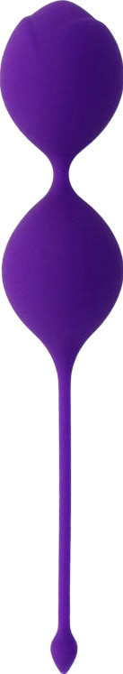 Kegel μπάλες από σιλικόνη σε μοβ χρώμα, μήκους 20 εκ. και μέγιστης διαμέτρου 3,5 εκ.