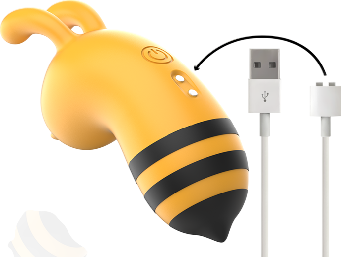 Κλειτοριδικός δονητής από σιλικόνη, μήκους 10 εκ. και μέγιστης διαμέτρου 3 εκ.