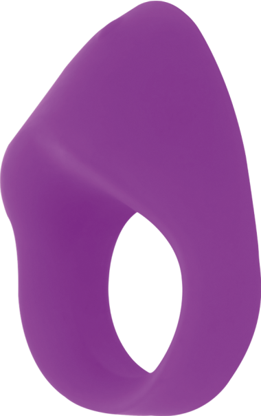 Δονούμενο δαχτυλίδι από σιλικόνη σε μοβ χρώμα