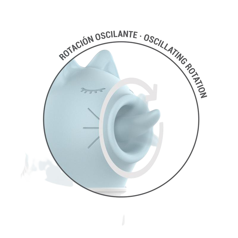 Κλειτοριδικός δονητής από σιλικόνη σε μπλέ χρώμα, μήκους 6,5 εκ.