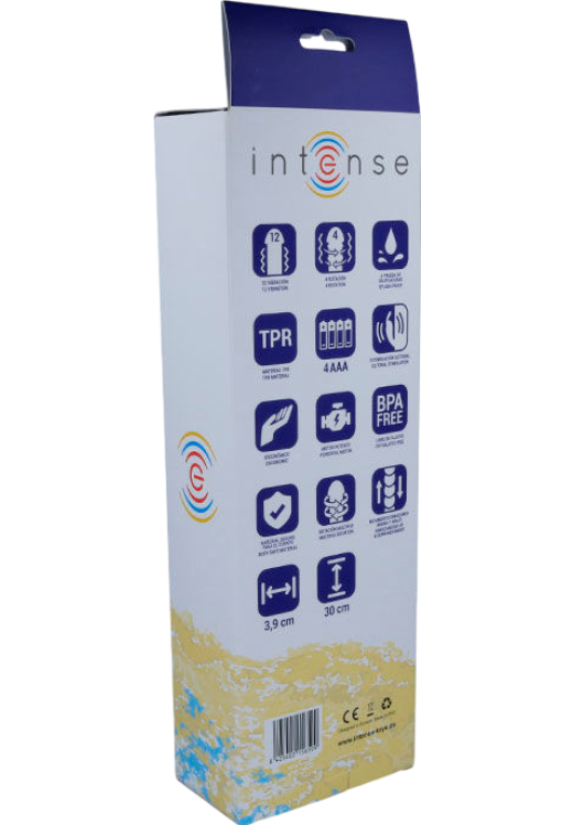 Rabbit δονητής από σιλικόνη σε μοβ χρώμα, μήκους 30 εκ. και μέγιστης διαμέτρου 3,9 εκ.