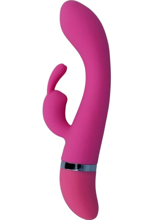 Rabbit δονητής από σιλικόνη σε ροζ χρώμα, μήκους 18,9 εκ. και μέγιστης διαμέτρου 3,4 εκ.