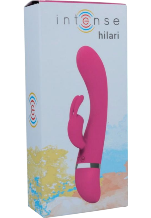 Rabbit δονητής από σιλικόνη σε ροζ χρώμα, μήκους 18,9 εκ. και μέγιστης διαμέτρου 3,4 εκ.