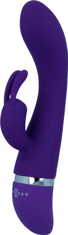 Rabbit δονητής από σιλικόνη σε μοβ χρώμα, μήκους 18,9 εκ. και μέγιστης διαμέτρου 3,4 εκ.