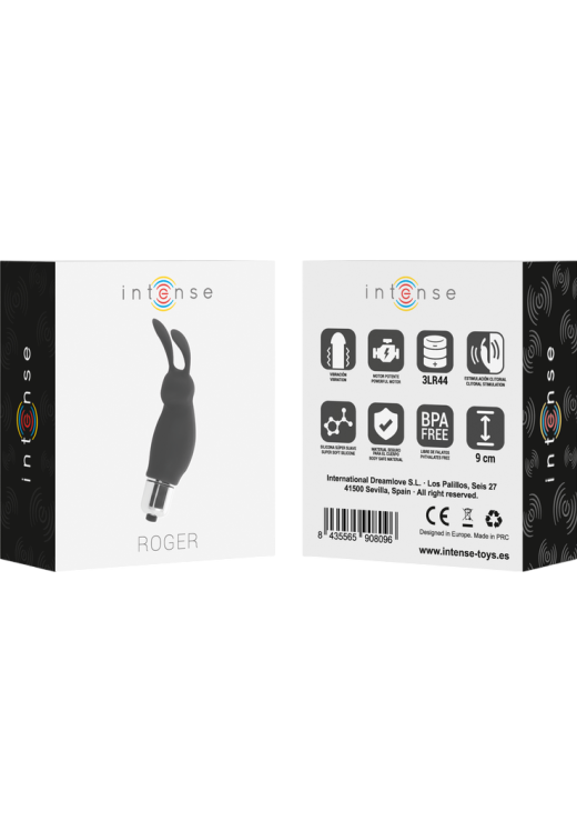 Μίνι δονητής από σιλικόνη σε μαύρο χρώμα, μήκους 9 εκ.