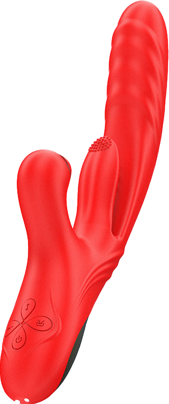 Rabbit Δονητής  Rosalia Multifunction Vibrator 3 In 1 Red 24 εκ.
