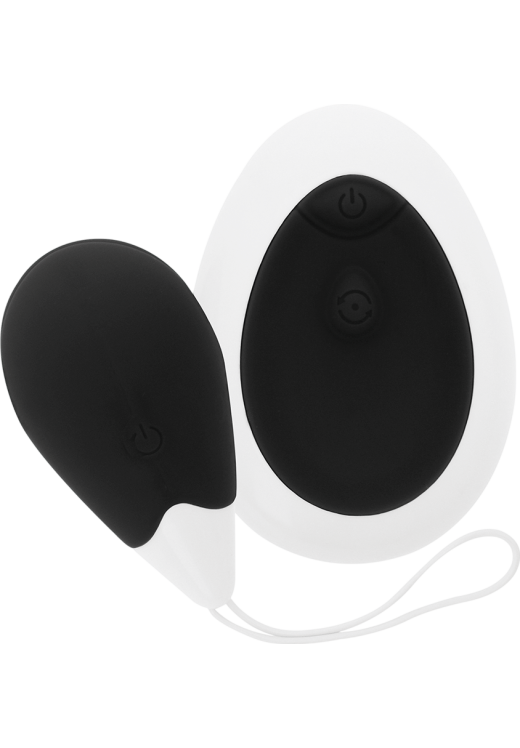 Τηλεχειριζόμενο αυγό από σιλικόνη σε μαύρο χρώμα με τηλεχειριζόμενο χειρισμό