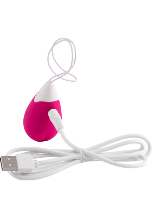 Τηλεχειριζόμενο αυγό από σιλικόνη σε ροζ χρώμα με τηλεχειριζόμενο χειρισμό