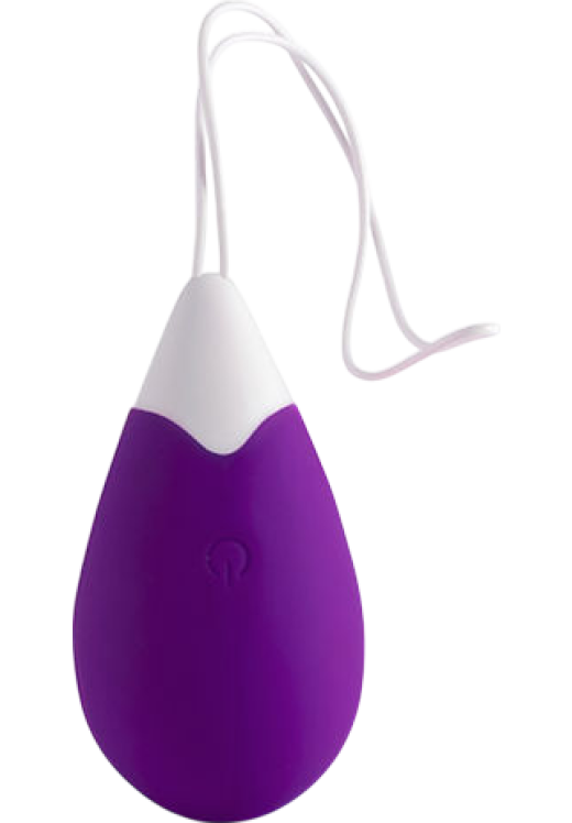 Τηλεχειριζόμενο αυγό από σιλικόνη σε μοβ χρώμα με τηλεχειριζόμενο χειρισμό