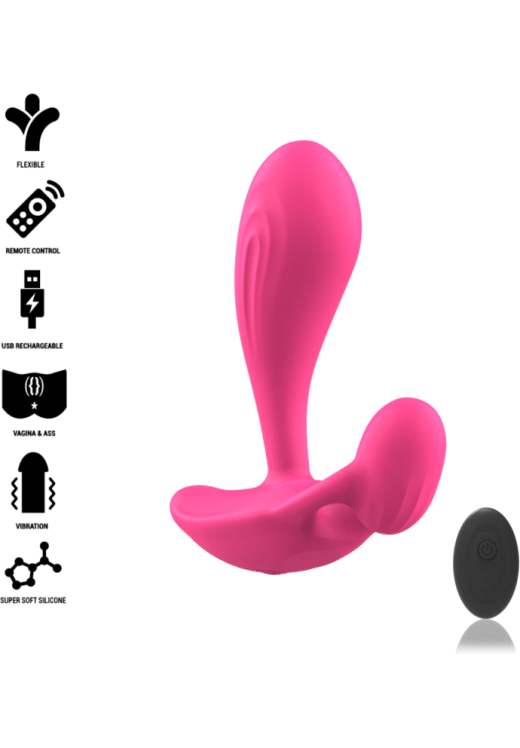 Δονούμενη σφήνα από σιλικόνη σε ροζ χρώμα, μέγιστης διαμέτρου 3 εκ.