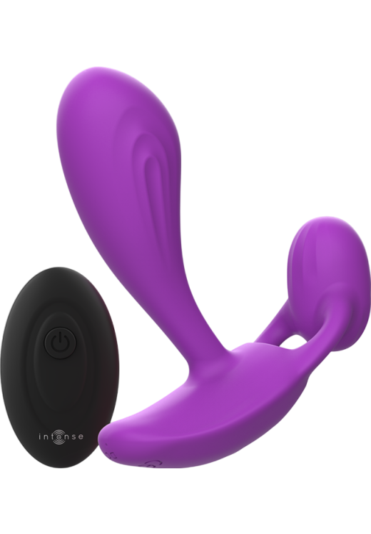 Δονούμενη σφήνα από σιλικόνη σε μοβ χρώμα, μέγιστης διαμέτρου 3 εκ.