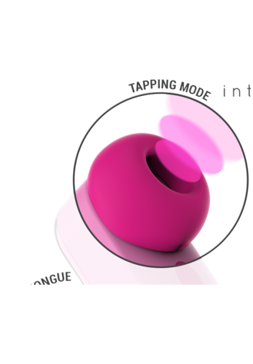 Κλειτοριδικός δονητής από σιλικόνη σε ροζ χρώμα, μήκους 6 εκ. και μέγιστης διαμέτρου 2,5 εκ.