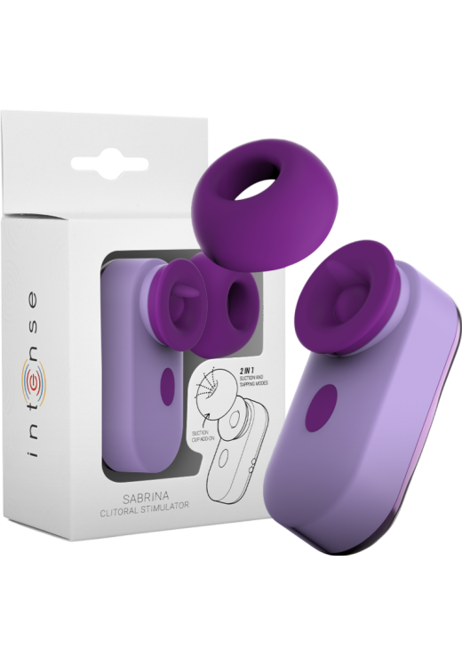 Κλειτοριδικός δονητής σε μοβ χρώμα, μήκους 6 εκ. και μέγιστης διαμέτρου 2,5 εκ.