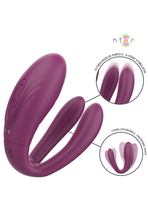 Layon δονητής από σιλικόνη σε μπορντό χρώμα, μήκους 13,8 εκ. και μέγιστης διαμέτρου 3,5 εκ. με τηλεχειριζόμενο χειρισμό