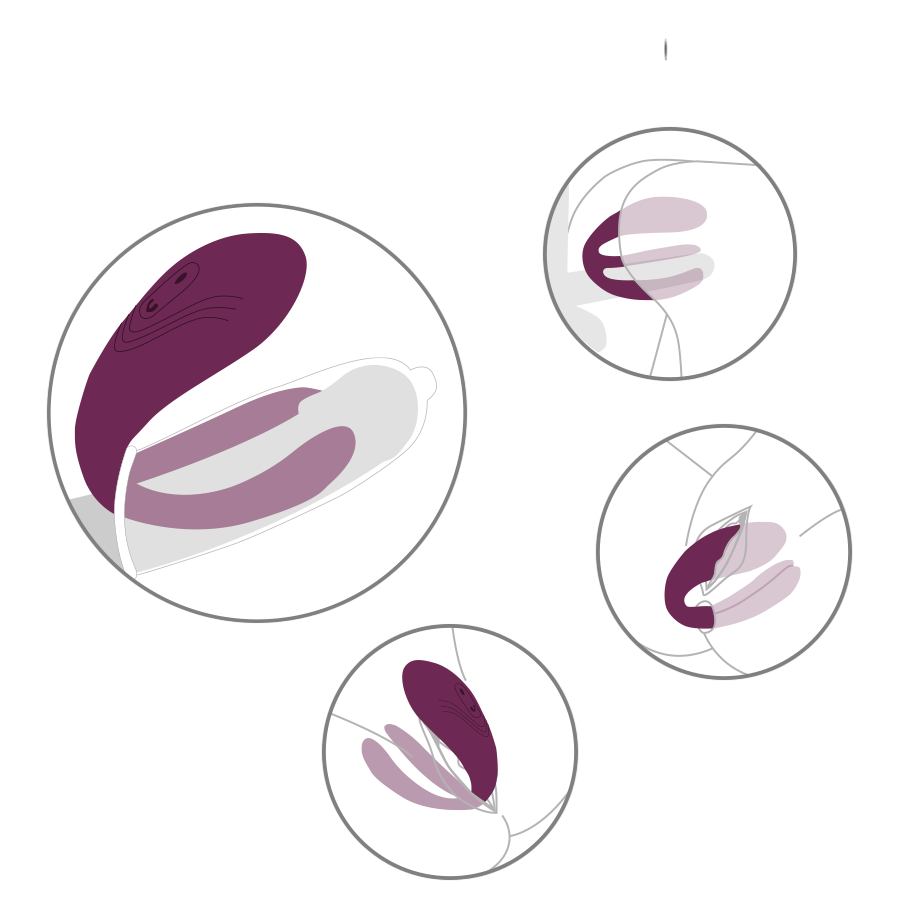 Layon δονητής από σιλικόνη σε μπορντό χρώμα, μήκους 13,8 εκ. και μέγιστης διαμέτρου 3,5 εκ. με τηλεχειριζόμενο χειρισμό