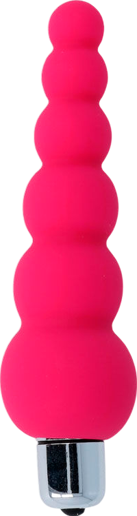 Πρωκτικός δονητής από σιλικόνη σε ροζ χρώμα, μήκους 13,5 εκ. και μέγιστης διαμέτρου 3,5 εκ.