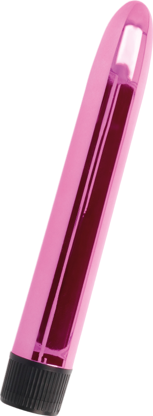 Κλασσικός δονητής από abs σε ροζ χρώμα, μήκους 17 εκ. και μέγιστης διαμέτρου 2,5 εκ.