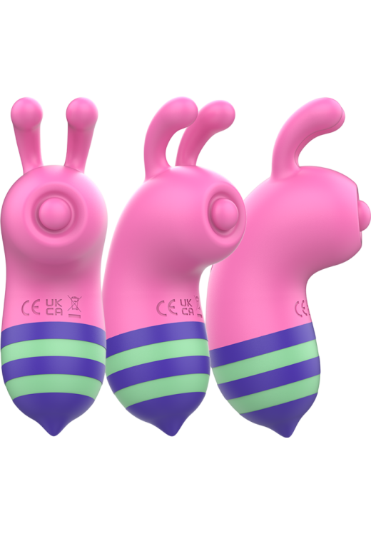 Κλειτοριδικός δονητής από σιλικόνη, μήκους 10 εκ. και μέγιστης διαμέτρου 3 εκ.