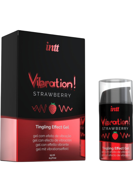 Γυναικείο διεγερτικό με γεύση φράουλα σε συσκευασία 15  ml