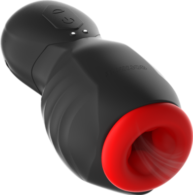 Δονούμενο αυνανιστήρι από σιλικόνη σε μαύρο χρώμα