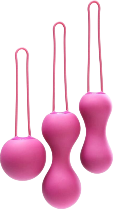 Kegel μπάλες από σιλικόνη σε φούξια χρώμα